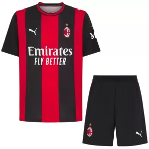 Camisolas AC Milan Criança Equipamento Principal 26/27 Camisolas AC Milan Criança Equipamento Principal 26/27