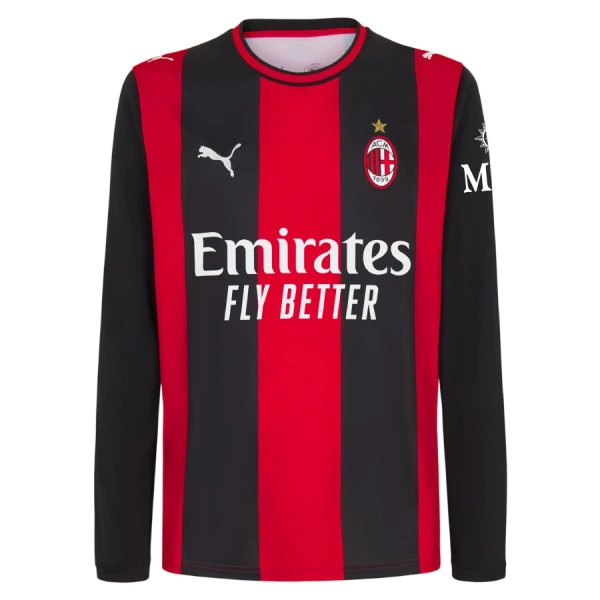 Camisolas AC Milan Equipamento Principal 26/27 Manga Comprida Camisolas AC Milan Equipamento Principal 26/27 Manga Comprida