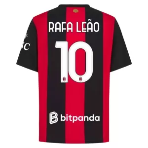 Camisolas AC Milan Rafael Leão 10 Equipamento Principal 26/27 Camisolas AC Milan Rafael Leão 10 Equipamento Principal 26/27