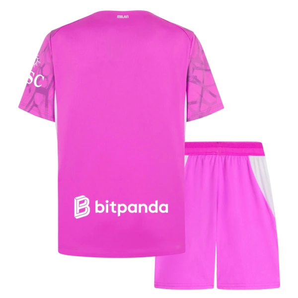 Camisolas Guarda Redes AC Milan Criança Equipamento Alternativo 26/27