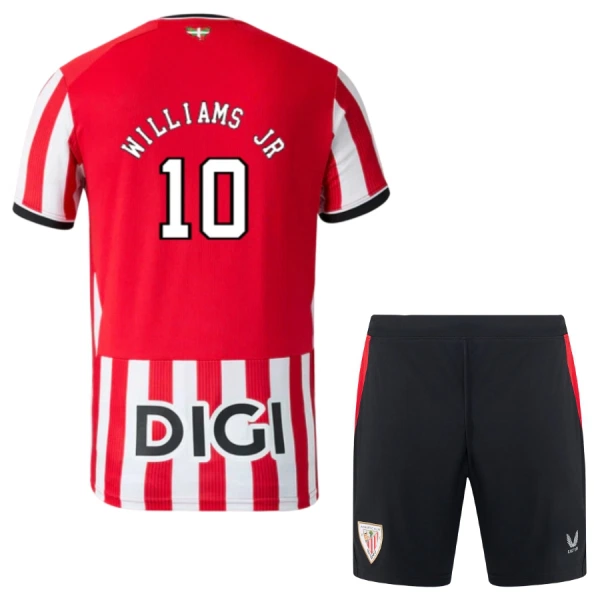 Camisolas Athletic Bilbao Williams JR 10 Criança Equipamento Principal 26/27 Camisolas Athletic Bilbao Williams JR 10 Criança Equipamento Principal 26/27