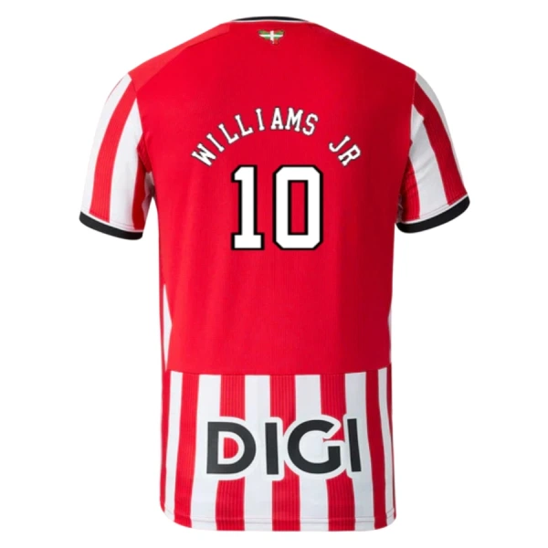 Camisolas Athletic Bilbao Williams JR 10 Equipamento Principal 26/27 Camisolas Athletic Bilbao Williams JR 10 Equipamento Principal 26/27