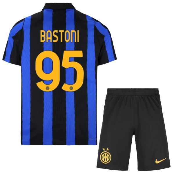 Camisolas Inter Milan Bastoni 95 Criança Equipamento Principal 26/27 Camisolas Inter Milan Bastoni 95 Criança Equipamento Principal 26/27