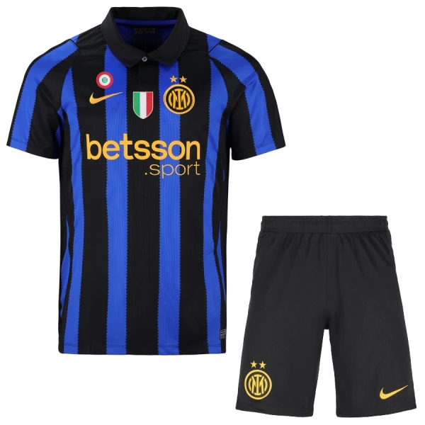 Camisolas Inter Milan Criança Equipamento Principal 26/27 Camisolas Inter Milan Criança Equipamento Principal 26/27