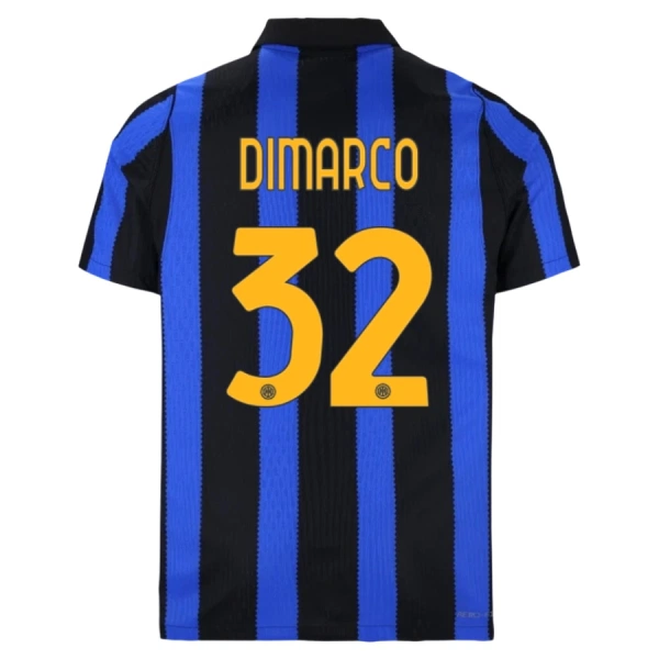Camisolas Inter Milan Dimarco 32 Equipamento Principal 26/27 Camisolas Inter Milan Dimarco 32 Equipamento Principal 26/27