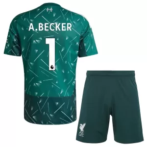 Camisolas Guarda Redes Liverpool Alisson Becker 1 Criança Equipamento Principal 26/27 Verde Camisolas Guarda Redes Liverpool Alisson Becker 1 Criança Equipamento Principal 26/27 Verde