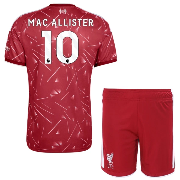 Camisolas Liverpool Alexis Mac Allister 10 Criança Equipamento Principal 26/27 Camisolas Liverpool Alexis Mac Allister 10 Criança Equipamento Principal 26/27