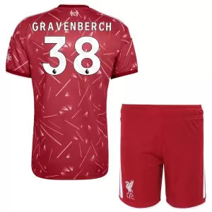 Camisolas Liverpool Gravenberch 38 Criança Equipamento Principal 26/27