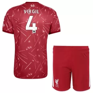 Camisolas Liverpool Virgil van Dijk 4 Criança Equipamento Principal 26/27