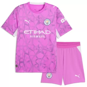 Camisolas Guarda Redes Manchester City Criança Equipamento Alternativo 26/27 Rosa