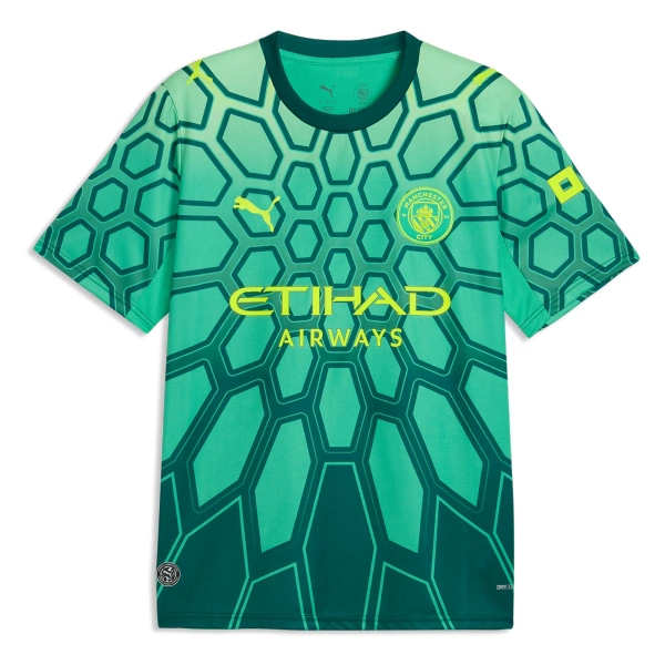 Camisolas Guarda Redes Manchester City Equipamento Principal 26/27 Verde Camisolas Guarda Redes Manchester City Equipamento Principal 26/27 Verde