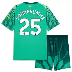 Camisolas Guarda Redes Manchester City Gianluigi Donnarumma 25 Criança Equipamento Principal 26/27 Verde