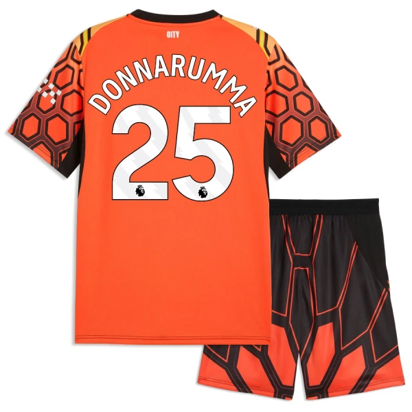 Camisolas Guarda Redes Manchester City Gianluigi Donnarumma 25 Criança Equipamento Terceiro 26/27 Laranja Camisolas Guarda Redes Manchester City Gianluigi Donnarumma 25 Criança Equipamento Terceiro 26/27 Laranja
