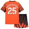 Camisolas Guarda Redes Manchester City Gianluigi Donnarumma 25 Criança Equipamento Terceiro 26/27 Laranja
