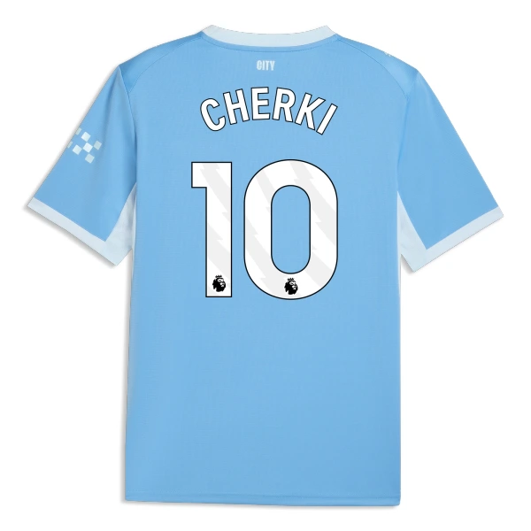 Camisolas Manchester City Cherki 10 Equipamento Principal 26/27 Camisolas Manchester City Cherki 10 Equipamento Principal 26/27