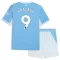 Camisolas Manchester City Erling Haaland 9 Criança Equipamento Principal 26/27