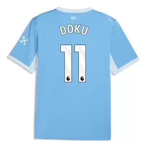 Camisolas Manchester City Jérémy Doku 11 Equipamento Principal 26/27