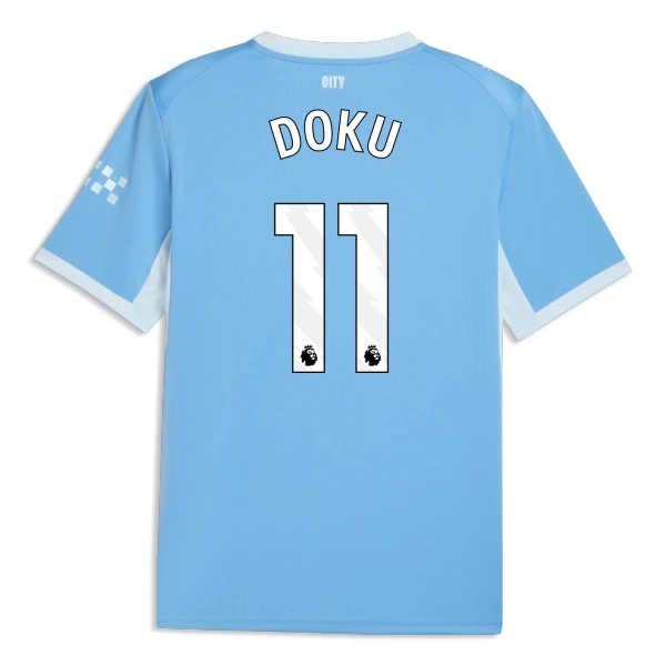 Camisolas Manchester City Jérémy Doku 11 Equipamento Principal 26/27 Camisolas Manchester City Jérémy Doku 11 Equipamento Principal 26/27