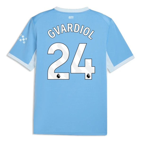 Camisolas Manchester City Josko Gvardiol 24 Equipamento Principal 26/27 Camisolas Manchester City Josko Gvardiol 24 Equipamento Principal 26/27