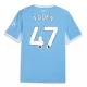 Camisolas Manchester City Phil Foden 47 Equipamento Principal 26/27 Camisolas Manchester City Phil Foden 47 Equipamento Principal 26/27