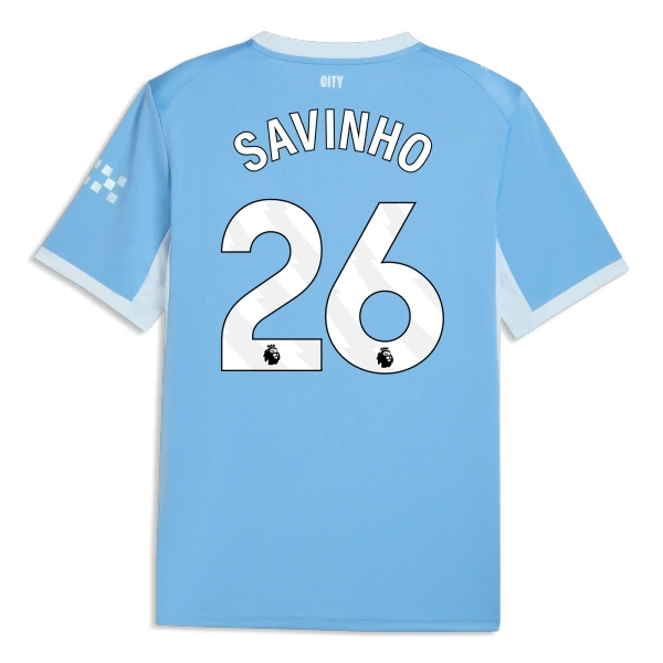 Camisolas Manchester City Savinho 26 Equipamento Principal 26/27 Camisolas Manchester City Savinho 26 Equipamento Principal 26/27