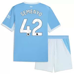 Camisolas Manchester City Semenyo 42 Criança Equipamento Principal 26/27