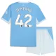 Camisolas Manchester City Semenyo 42 Criança Equipamento Principal 26/27