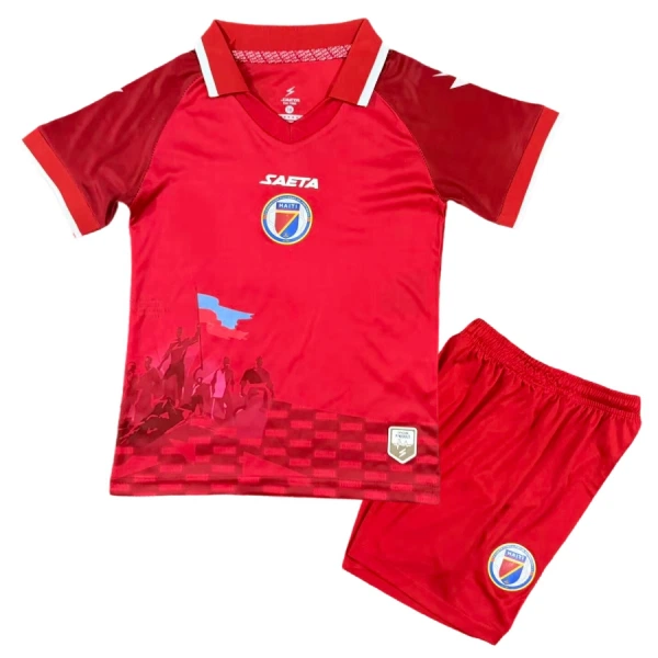 Camisolas Haiti Criança Equipamento Terceiro Mundial 2026 Camisolas Haiti Criança Equipamento Terceiro Mundial 2026