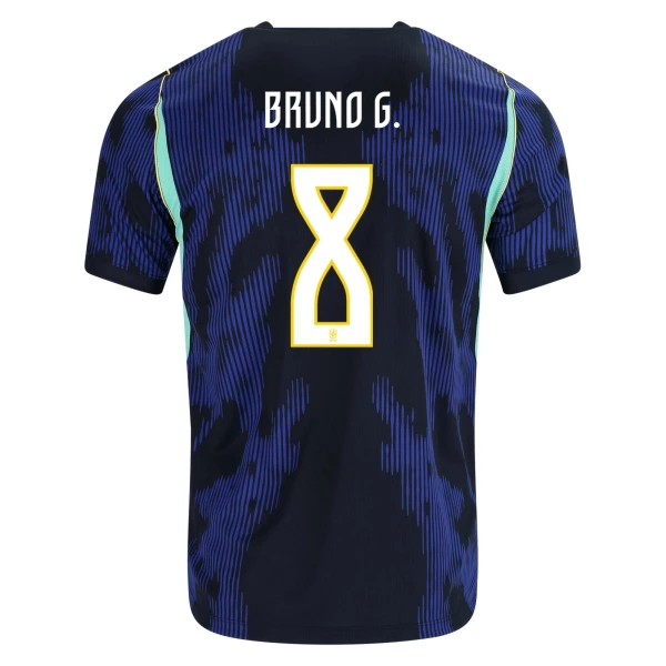 Camisolas Brasil Bruno Guimaraes 8 Equipamento Alternativo Mundial 2026