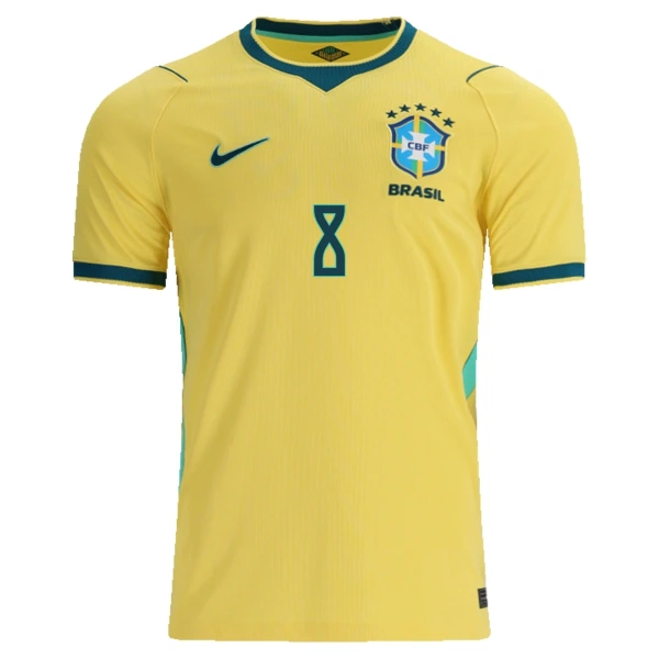 Camisolas Brasil Bruno Guimaraes 8 Equipamento Principal Mundial 2026