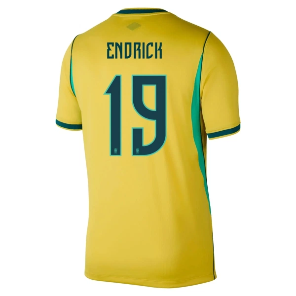 Camisolas Brasil Endrick 19 Equipamento Principal Mundial 2026