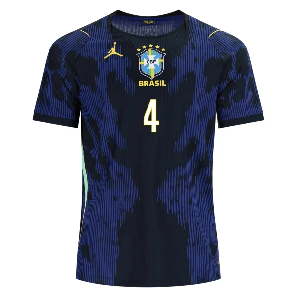 Camisolas Brasil Marquinhos 4 Equipamento Alternativo Mundial 2026