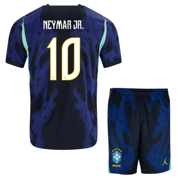 Camisolas Brasil Neymar JR 10 Criança Equipamento Alternativo Mundial 2026 Camisolas Brasil Neymar JR 10 Criança Equipamento Alternativo Mundial 2026