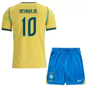 Camisolas Brasil Neymar JR 10 Criança Equipamento Principal Mundial 2026 Camisolas Brasil Neymar JR 10 Criança Equipamento Principal Mundial 2026
