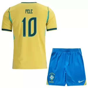 Camisolas Brasil Pele 10 Criança Equipamento Principal Mundial 2026 Camisolas Brasil Pele 10 Criança Equipamento Principal Mundial 2026