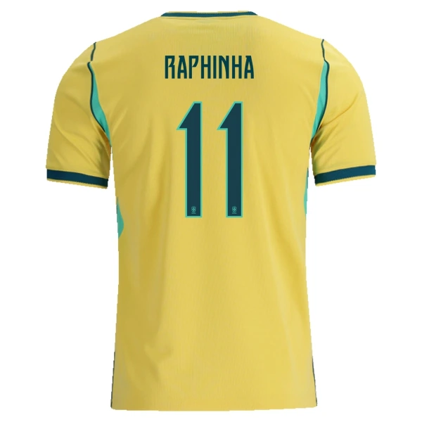 Camisolas Brasil Raphinha 11 Equipamento Principal Mundial 2026 Camisolas Brasil Raphinha 11 Equipamento Principal Mundial 2026