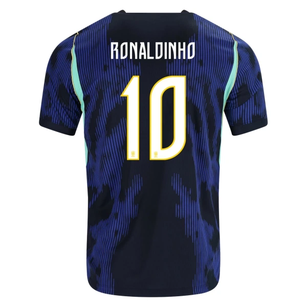 Camisolas Brasil Ronaldinho 10 Equipamento Alternativo Mundial 2026