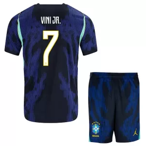 Camisolas Brasil Vinicius Junior 7 Criança Equipamento Alternativo Mundial 2026