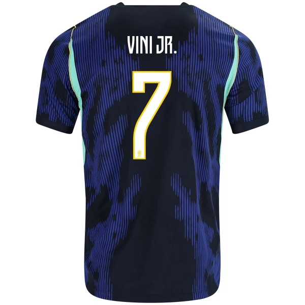 Camisolas Brasil Vinicius Junior 7 Criança Equipamento Alternativo Mundial 2026