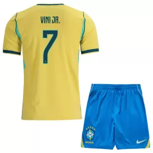 Camisolas Brasil Vinicius Junior 7 Criança Equipamento Principal Mundial 2026