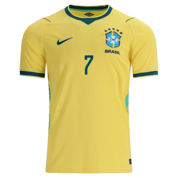 Camisolas Brasil Vinicius Junior 7 Equipamento Principal Mundial 2026