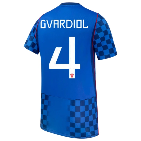 Camisolas Croácia Josko Gvardiol 4 Equipamento Alternativo Mundial 2026 Camisolas Croácia Josko Gvardiol 4 Equipamento Alternativo Mundial 2026