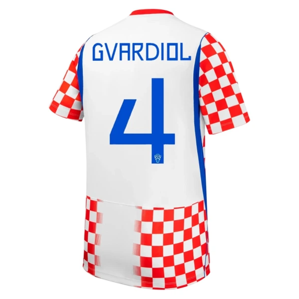 Camisolas Croácia Josko Gvardiol 4 Equipamento Principal Mundial 2026