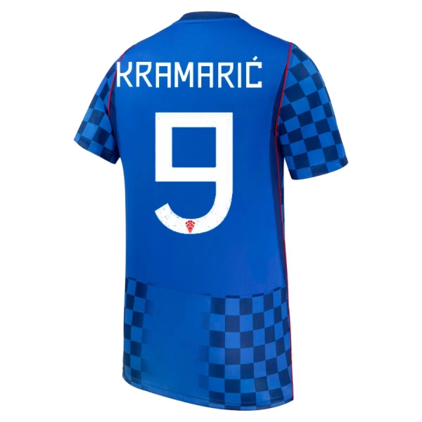 Camisolas Croácia Kramaric 9 Equipamento Alternativo Mundial 2026 Camisolas Croácia Kramaric 9 Equipamento Alternativo Mundial 2026
