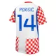 Camisolas Croácia Perisic 14 Criança Equipamento Principal Mundial 2026