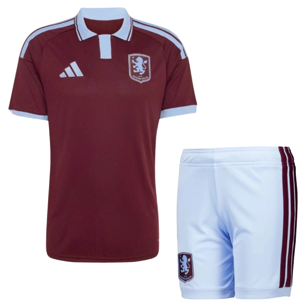 Camisolas Aston Villa Criança Equipamento Principal 26/27