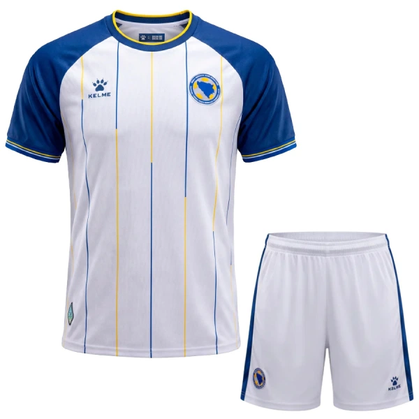 Camisolas Bósnia e Herzegovina Criança Equipamento Alternativo Mundial 2026 Camisolas Bósnia e Herzegovina Criança Equipamento Alternativo Mundial 2026