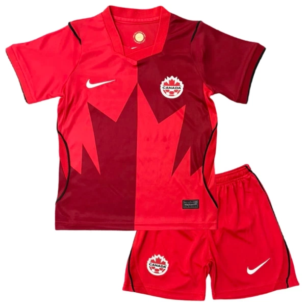 Camisolas Canadá Criança Equipamento Principal Mundial 2026 Camisolas Canadá Criança Equipamento Principal Mundial 2026