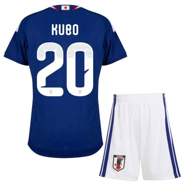 Camisolas Japão Kubo 20 Criança Equipamento Principal Mundial 2026 Camisolas Japão Kubo 20 Criança Equipamento Principal Mundial 2026