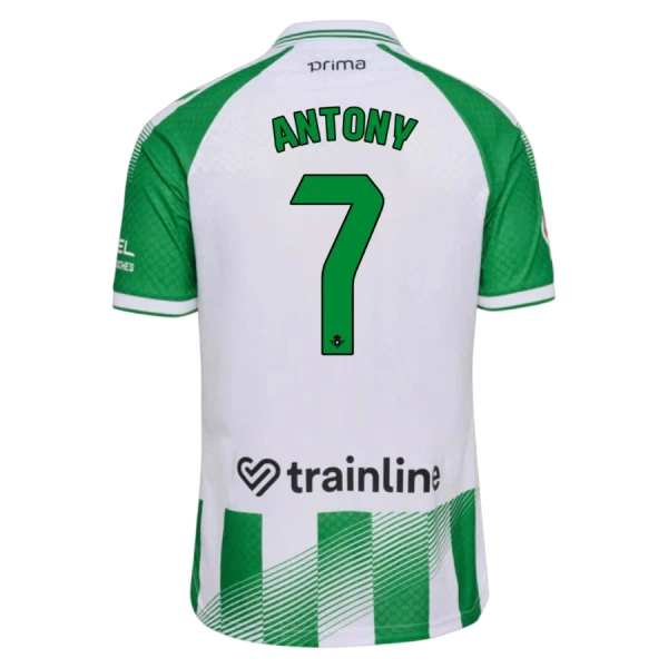 Camisolas Real Betis Antony Santos 7 Equipamento Principal 26/27 Camisolas Real Betis Antony Santos 7 Equipamento Principal 26/27